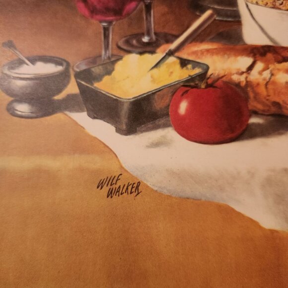 Wilf Walker Framed Still Life Print Felix Rosenstiels Widow & Son 1969 Art - Picture 3 of 16